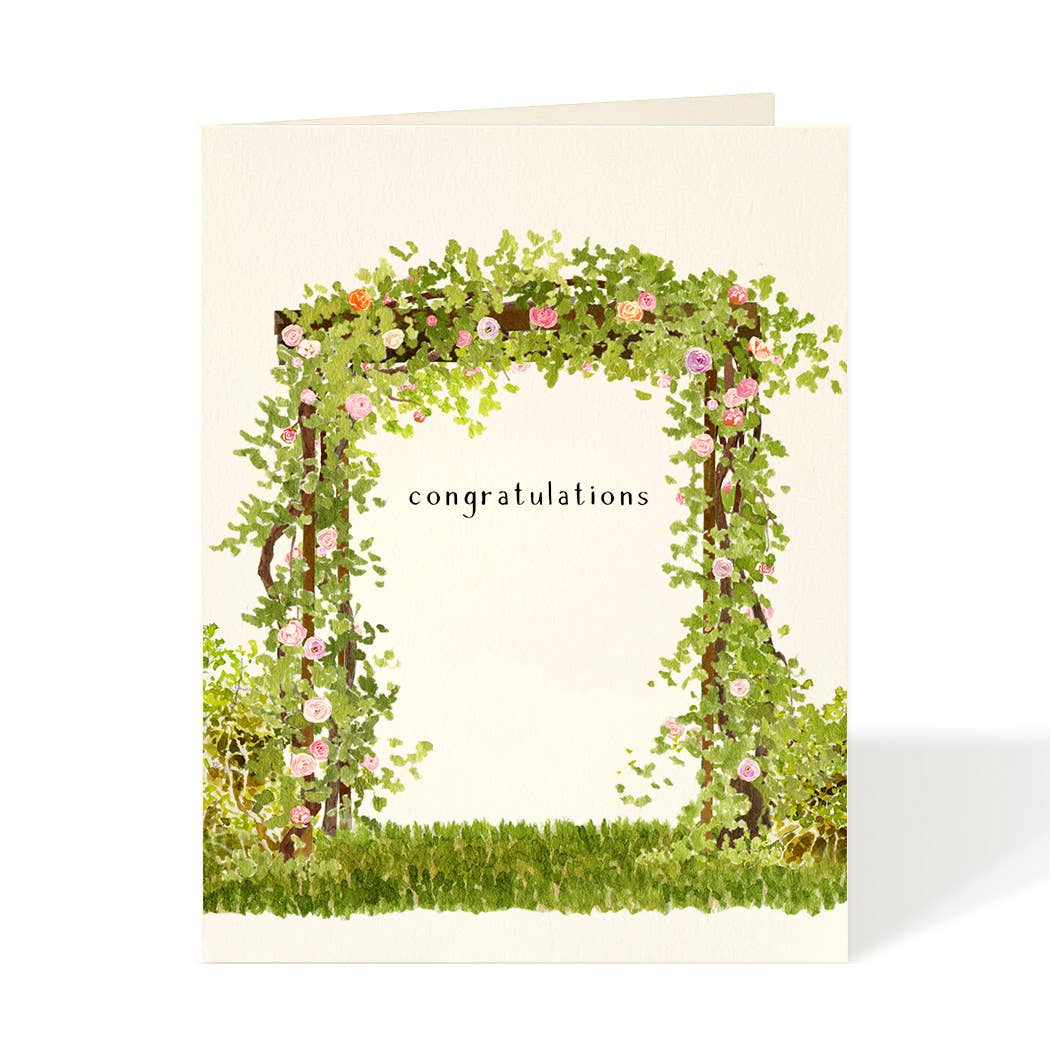 Felix Doolittle: Rose Arbor -- Wedding Card