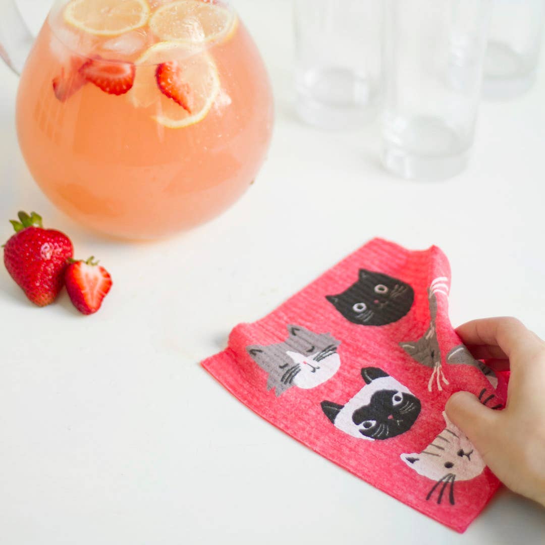Ecologie: Cats Meow Swedish Dishcloth