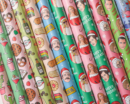 Brittany Paige: Italian Meats & Cheeses Wrapping Paper Roll