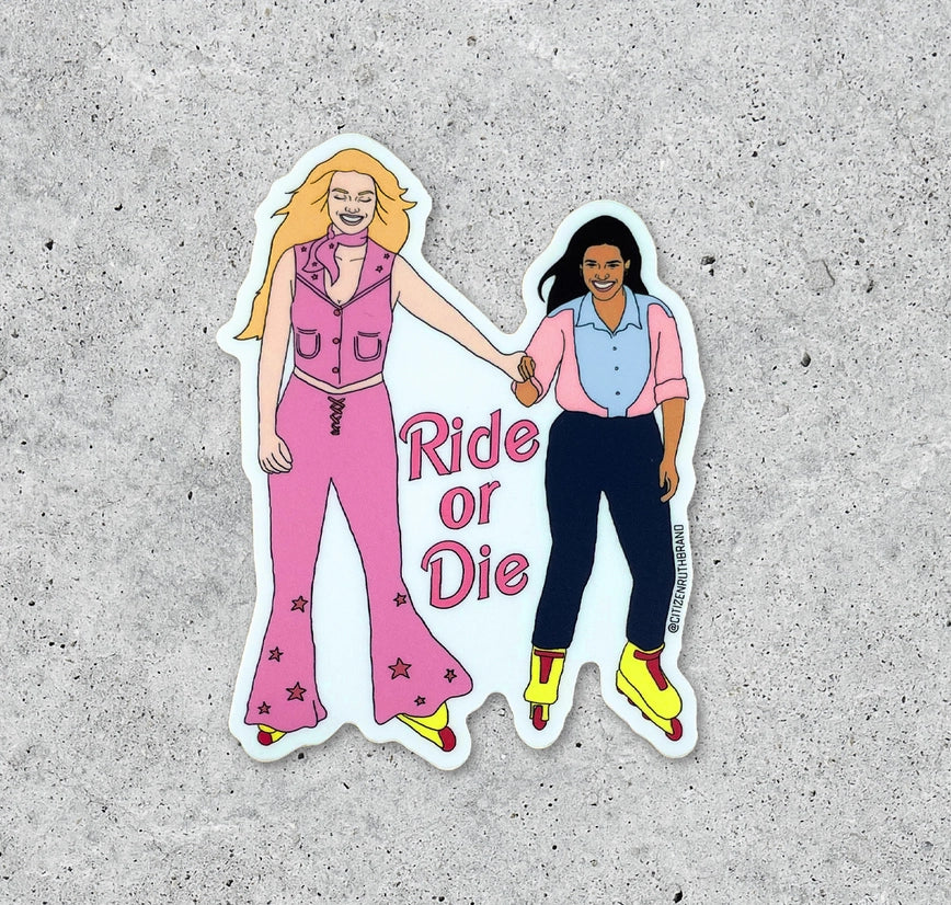 Citizen Ruth - Barbie and Gloria Ride or Die Vinyl Sticker