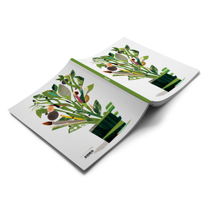 Denik: Plant with Tools Medium Layflat Journal Notebook