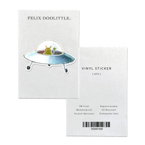 Felix Doolittle: UFO - Vinyl Stickers