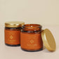 JaxKelly: 4oz Amber Crystal Candles - Yellow Jasper  - Happiness