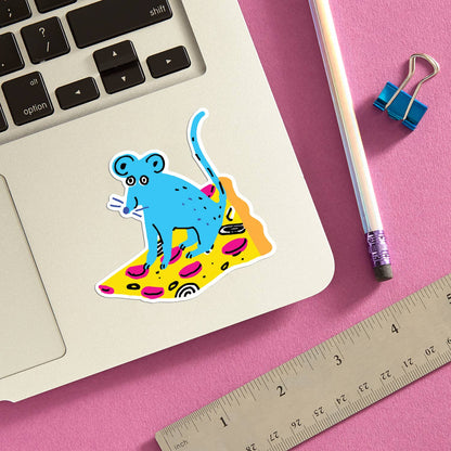 The Found: Pizza Rat Die Cut Sticker