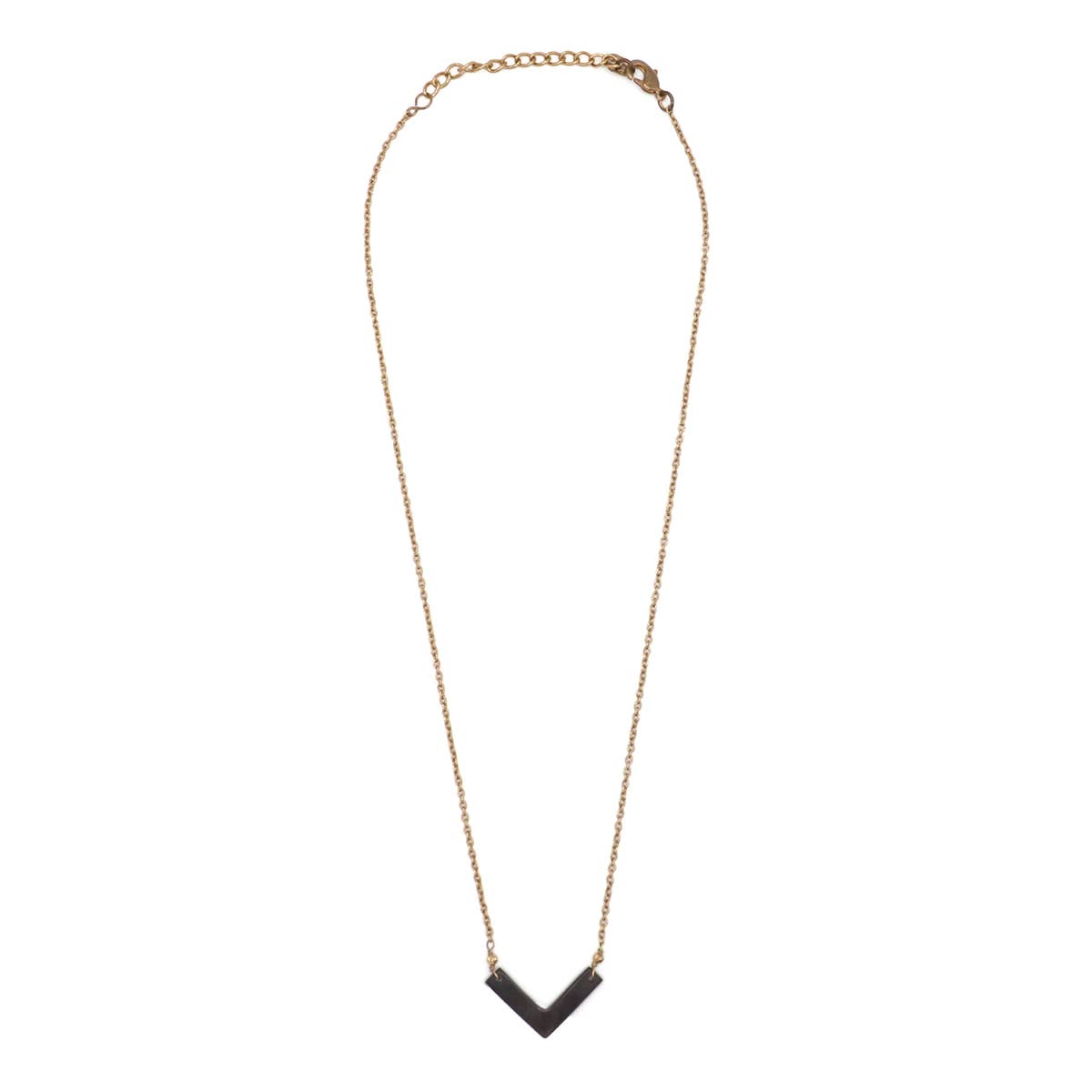 PURPOSE Jewelry: Chevron Necklace in Dark Ankole