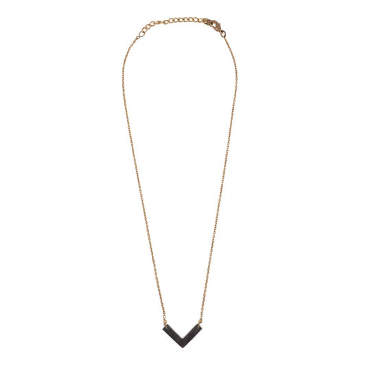 PURPOSE Jewelry: Chevron Necklace in Dark Ankole