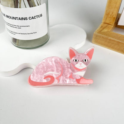 mildstyles: Cat style animal hair claw clip