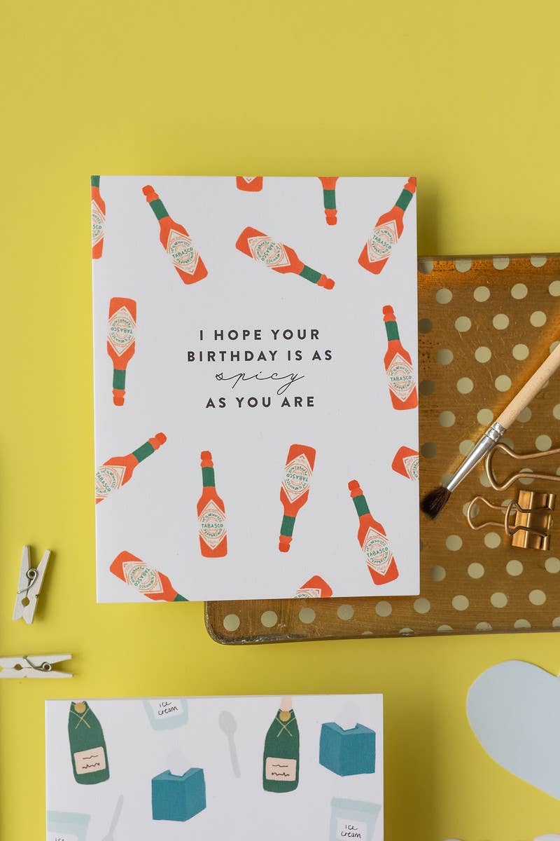 Joy Paper Co.: Spicy as you Birthday Card