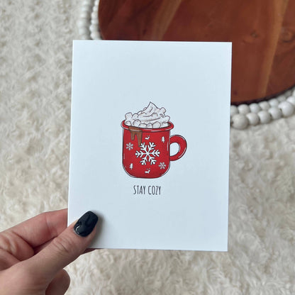 Big Moods: Stay Cozy Mug Holiday Card