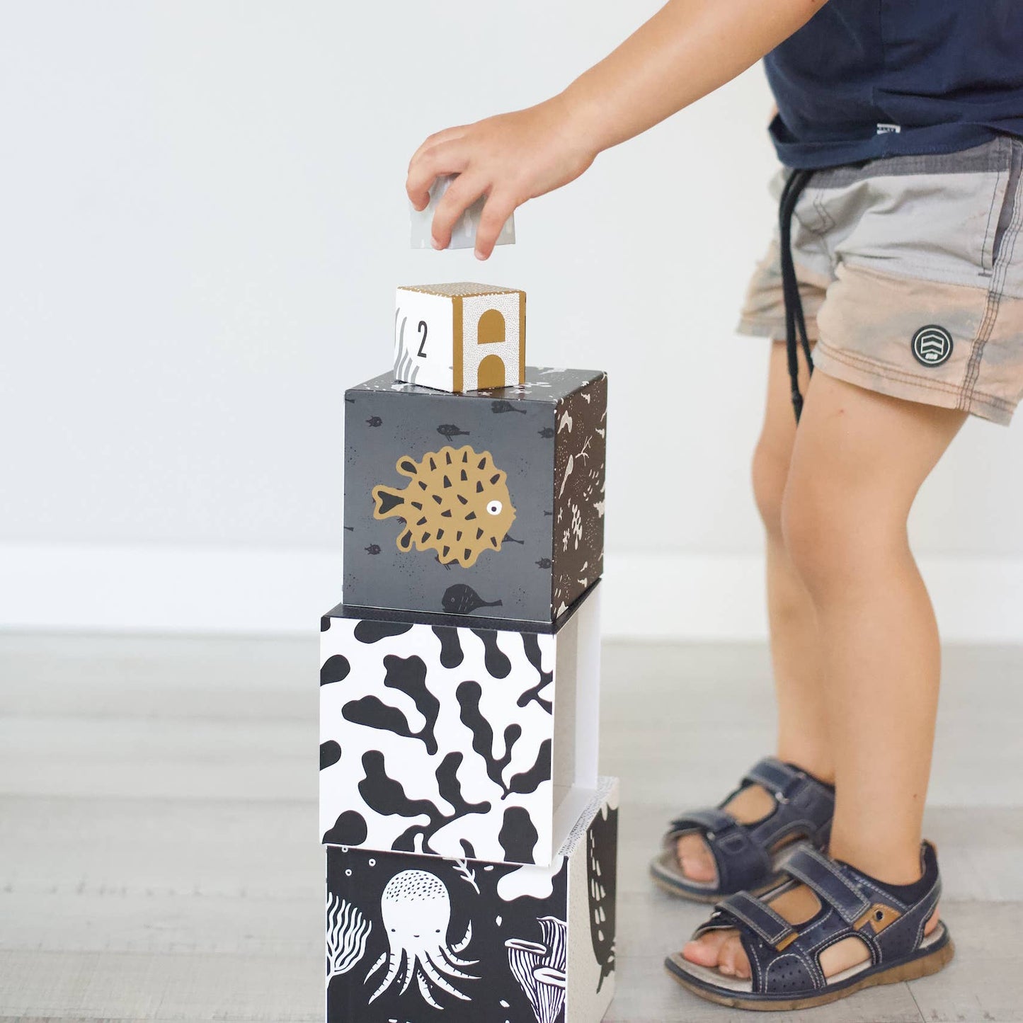 Wee Gallery: Nesting Blocks - Ocean Animals