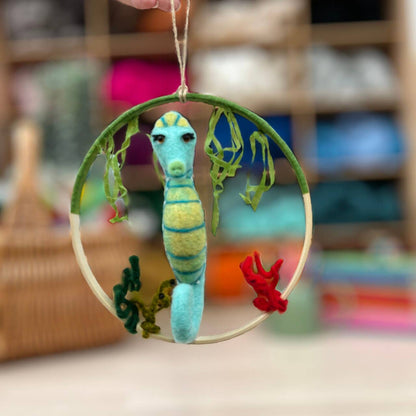 The Crafty Kit Company: Sea Horse Needle Felt Craft Kit