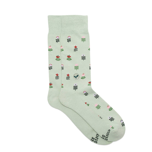 Conscious Step: Socks that Plant Trees (Green Tulips)