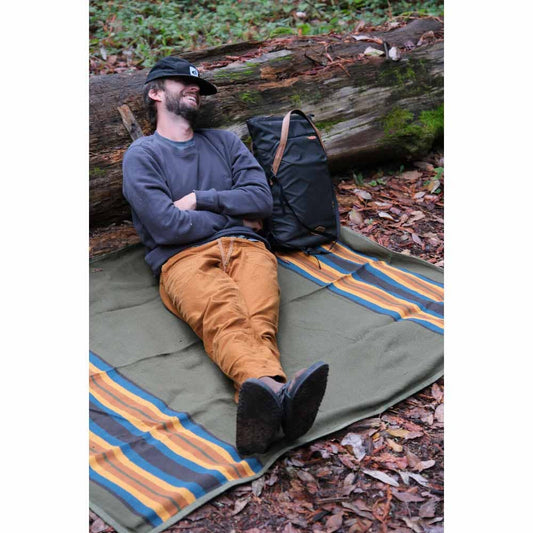 West Path: Canvas Camping Blanket Waterproof Bushcraft Outdoor Blanket