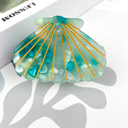 mildstyles: Scallop hair claw clip