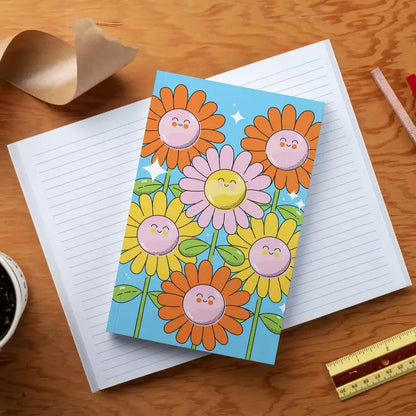 Denik: Charbonneau Floral Classic Layflat Notebook