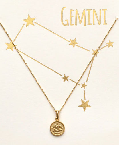 Amano Studio: Tiny Zodiac Medallion Necklace