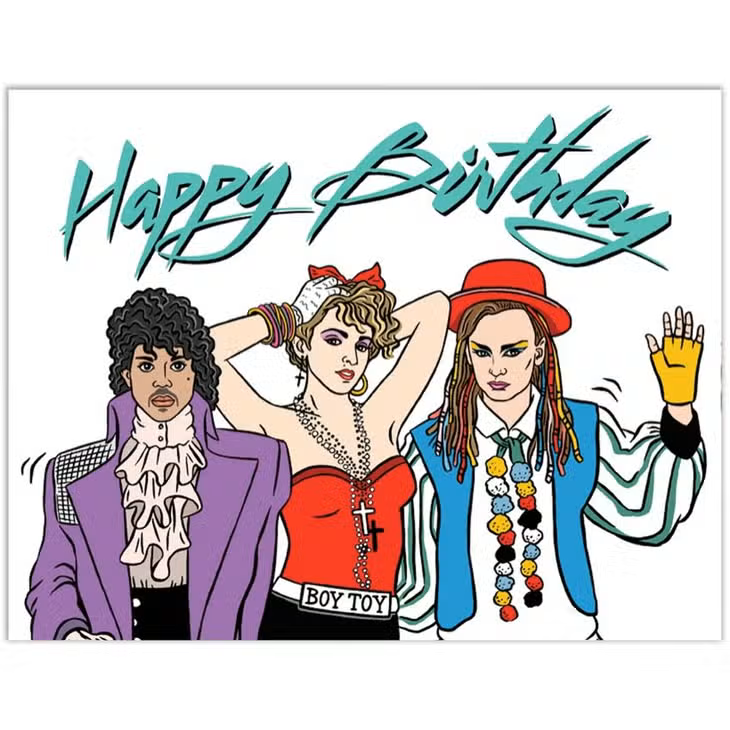 The Found: Pop 80s Birthday Card