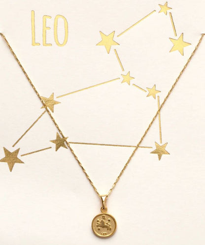 Amano Studio: Tiny Zodiac Medallion Necklace