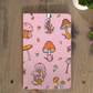 Denik: Pink Mushrooms Classic Layflat Notebook