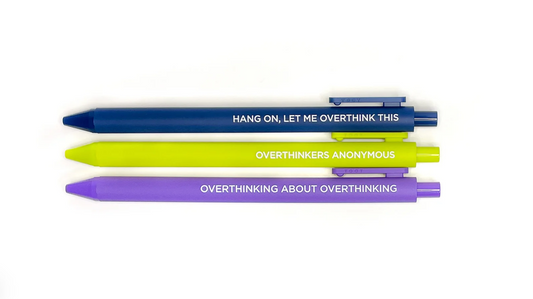 Grey Street Paper: Overthinkers Pen Set