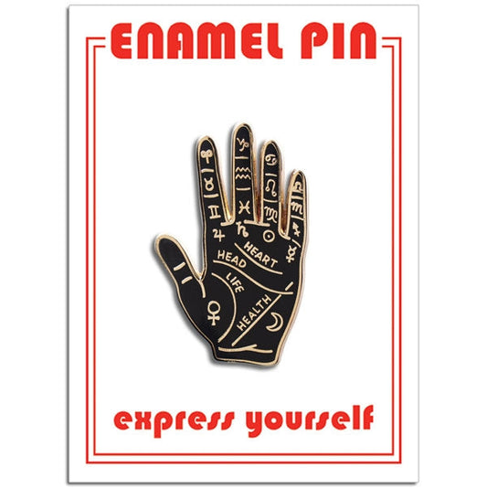 The Found: Palm Reading Pin