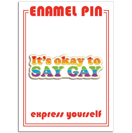 The Found: It's Okay to Say Gay Pin
