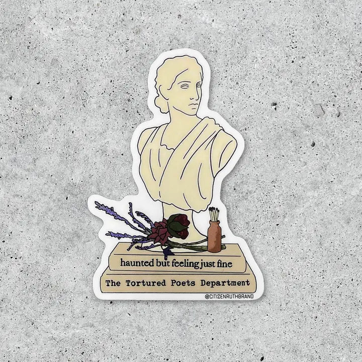 Citizen Ruth: Haunted But Feeling Just Fine Vinyl Sticker