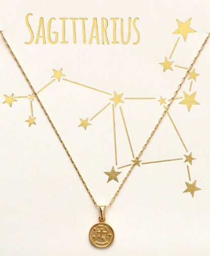 Amano Studio: Tiny Zodiac Medallion Necklace