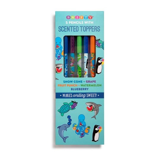 Snifty: So Silly Sea Life Scented Pencil Toppers Set