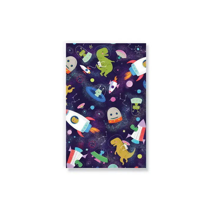 Denik: Space Dinos Classic Layflat Journal Notebook