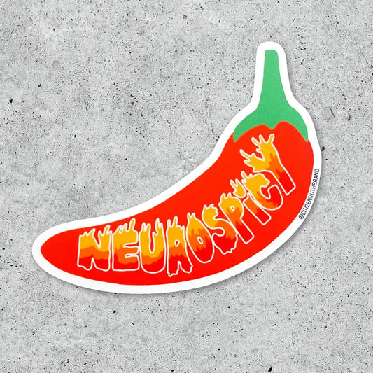 Citizen Ruth: Neurospicy Chile Pepper Vinyl Sticker