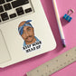 The Found: Tupac Keep Your Head Up Die Cut Sticker