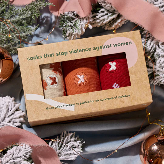 Conscious Step: Socks that Stop Violence Against Women