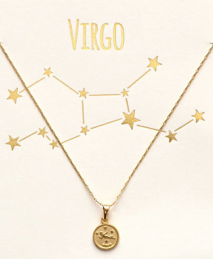 Amano Studio: Tiny Zodiac Medallion Necklace