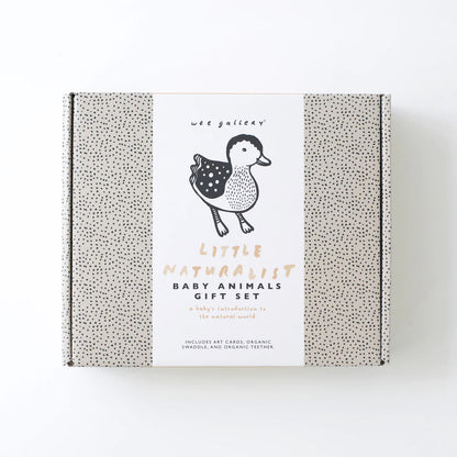 Wee Gallery Little Naturalist Gift Set - Baby Animals