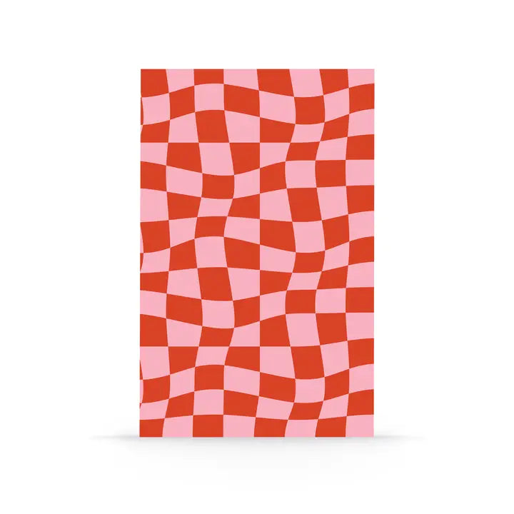 Denik: Wonky Checkers Classic Layflat Journal Notebook