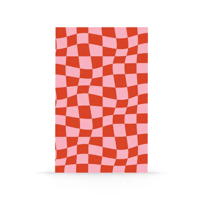 Denik: Wonky Checkers Classic Layflat Journal Notebook