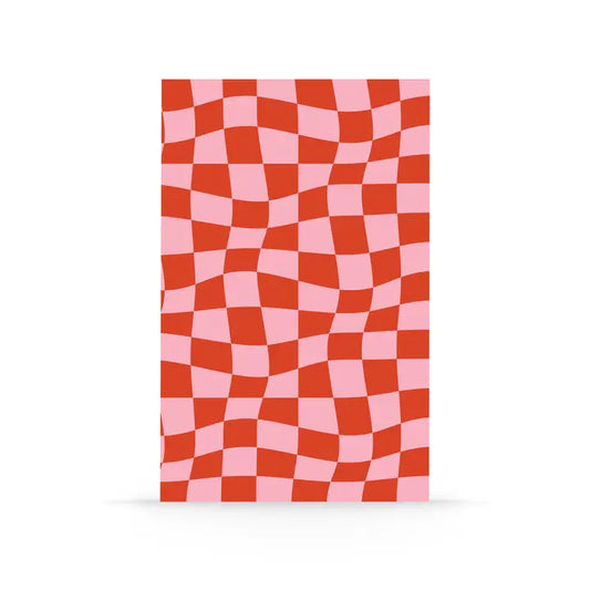 Denik: Wonky Checkers Classic Layflat Journal Notebook