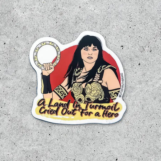 Citizen Ruth: Xena Warrior Princess Vinyl Sticker