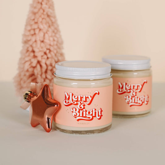 Jax Kelly: 4oz  Holiday Candle - Merry & Bright