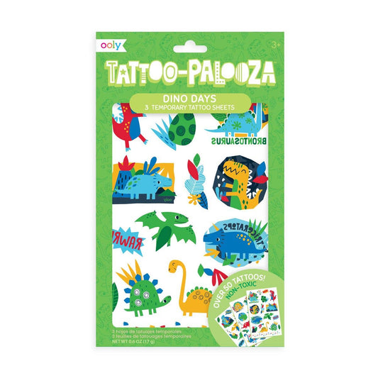 OOLY: Tattoo Palooza Temporary Tattoo: Dino Days