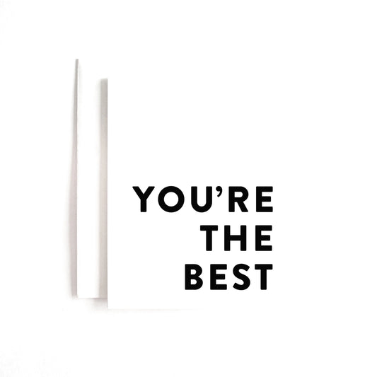 Joy Paper Co: You're The Best Card