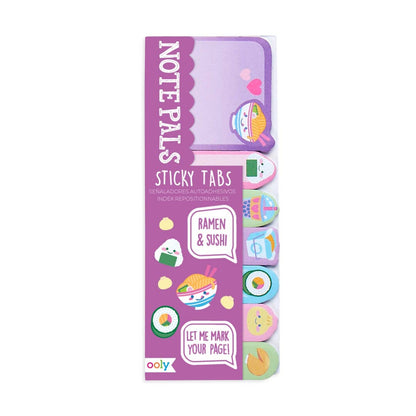 OOLY: Note Pals Sticky Tabs - Ramen & Sushi (1 Pack)