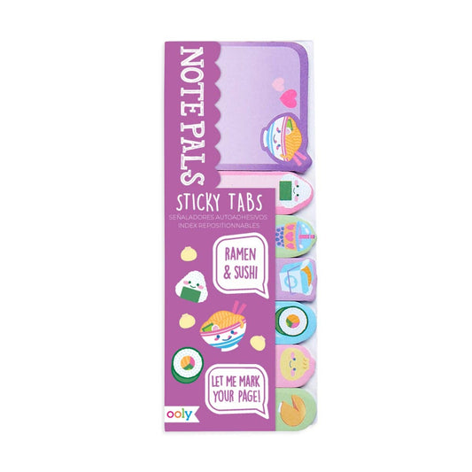 OOLY: Note Pals Sticky Tabs - Ramen & Sushi (1 Pack)