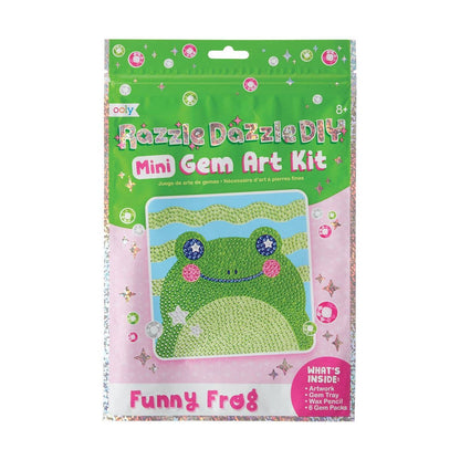 OOLY: Razzle Dazzle D.I.Y. Mini Gem Art Kit - Funny Frog