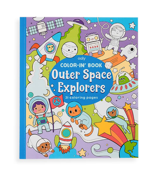 OOLY: Color-in' Book: Outer Space Explorers