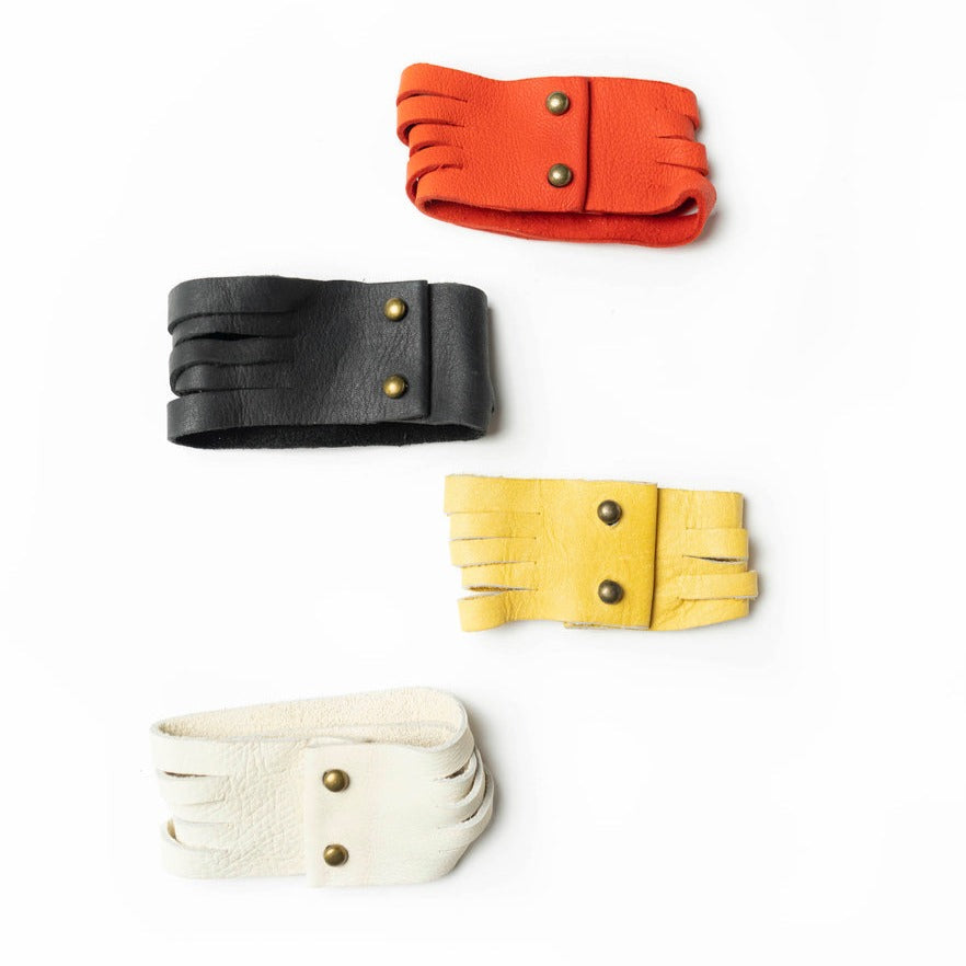 2nd Story Goods: Split Leather Cuff