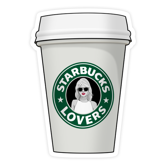 Shop Trimmings: Taylor Swift Starbucks Lovers Cup Sticker