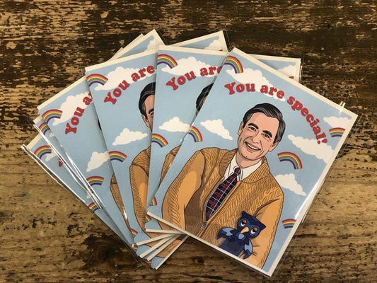 The Found: Mister Rogers You Are Special Birthday Card