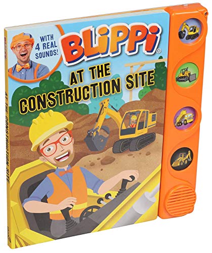 Blippi: At the Construction Site (4-Button Sound Books)